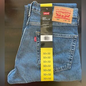 Levi's 505 Regular Fit Jeans - Classic Denim